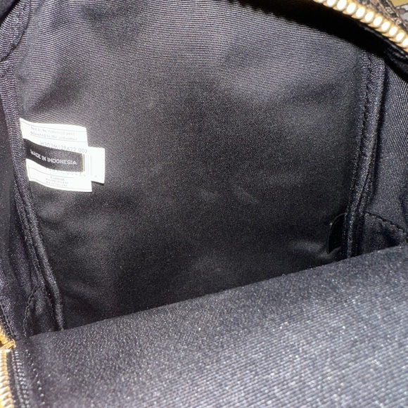 MARC JACOBS  Signet NEW Black Multi Monogram Backpack with Leather Unisex - Picture 16 of 16